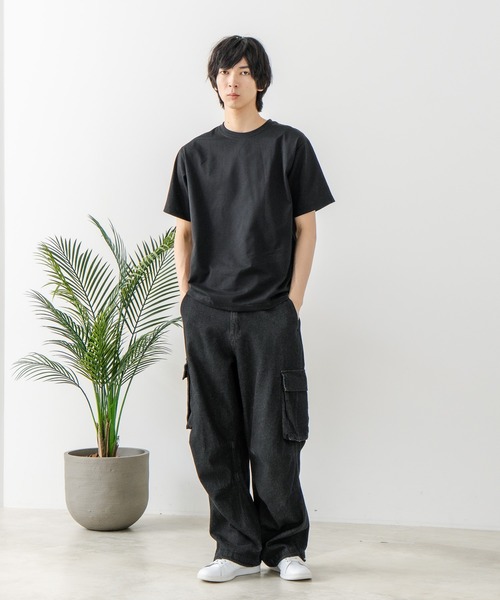 DISCUS(ディスカス)の「【DISCUS/ディスカス】マルチファンクション パックTシャツ(Tシャツ/カットソー・メンズ・ホワイト/チャコールグレー/ブラウン/ブラック・MEDIUM/X-LARGE/LARGE)」の13枚目の写真