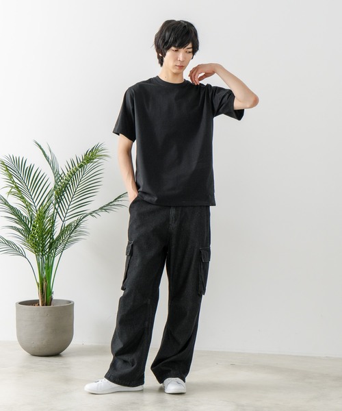 DISCUS(ディスカス)の「【DISCUS/ディスカス】マルチファンクション パックTシャツ(Tシャツ/カットソー・メンズ・ホワイト/チャコールグレー/ブラウン/ブラック・MEDIUM/X-LARGE/LARGE)」の14枚目の写真