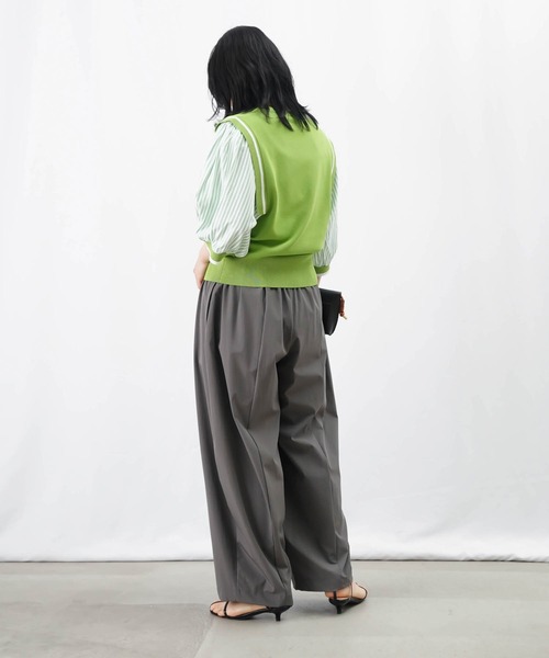 LUCA/LADY LUCK LUCA(ルカ/レディラックルカ)の「LC/LLL ワイドテーパードパンツ/コクーンシルエットパンツ(その他パンツ・レディース・ブラック/グレー/ベージュ・FREE)」の13枚目の写真