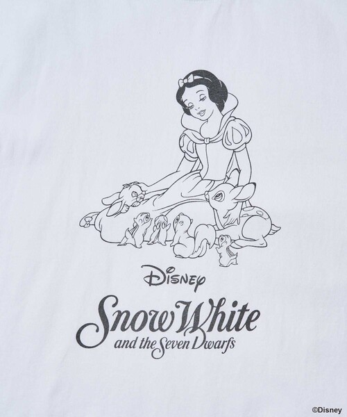 セール】【DISNEY Snow White】 ビッグフロントプリントTシャツ