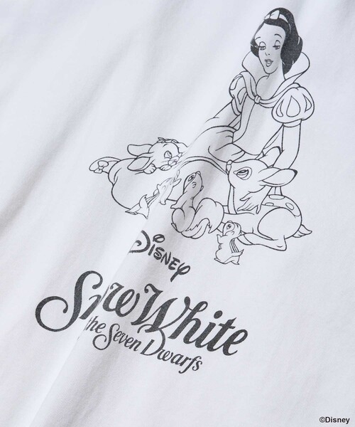 セール】【DISNEY Snow White】 ビッグフロントプリントTシャツ