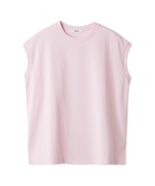 Mila Owen（ミラオーウェン）の「ハイラインフレンチスリーブカットトップス（Tシャツ/カットソー・レディース・ターコイズブルー/その他/ホワイト/ブラウン/ピンク/ネイビー/チャコールグレー・0/1）」の6枚目の写真