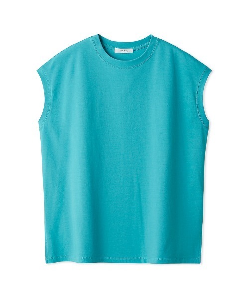 Mila Owen（ミラオーウェン）の「ハイラインフレンチスリーブカットトップス（Tシャツ/カットソー・レディース・ターコイズブルー/その他/ホワイト/ブラウン/ピンク/ネイビー/チャコールグレー・0/1）」の5枚目の写真