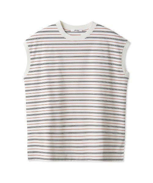 Mila Owen（ミラオーウェン）の「ハイラインフレンチスリーブカットトップス（Tシャツ/カットソー・レディース・ターコイズブルー/その他/ホワイト/ブラウン/ピンク/ネイビー/チャコールグレー・0/1）」の7枚目の写真