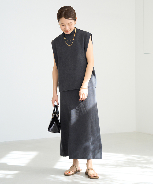 IENA GIZA接結ノースリーブ IENA ニット セーター GIZA接結ノースリーブ レディース