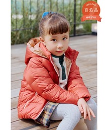 ダウンジャケット/コート（オレンジ/橙色系・ブランドロゴ