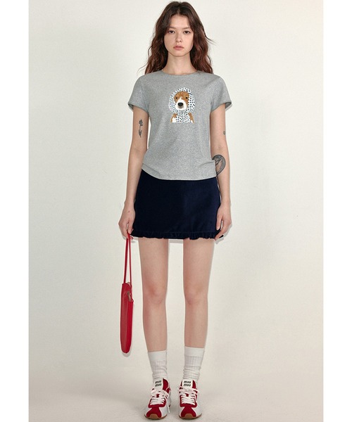 ドッグプリントTシャツ FC25S086【Fano Studios】【2025SS