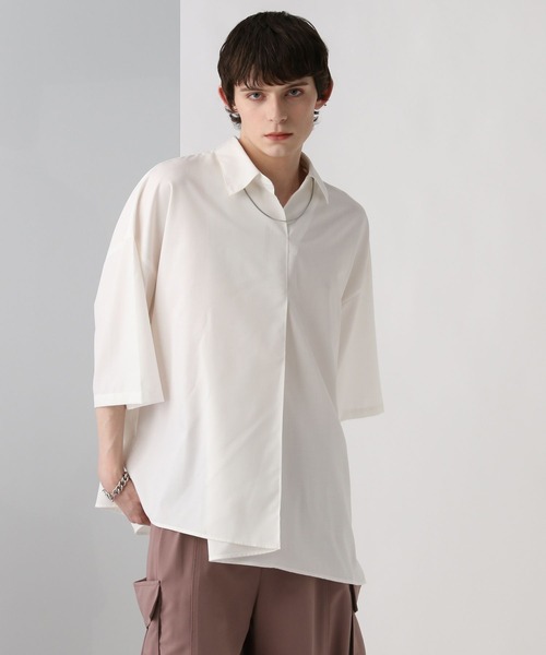 HARE スキッパー シャツ HARE シャツ 「TSUYA SET UP対応」スキッパーシャツ(HARE