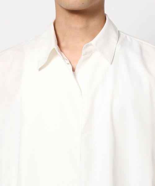 HARE（ハレ）の「ドレープスキッパーシャツ(HARE)（シャツ/ブラウス・メンズ・ブラック/パープル/ホワイト・FREE）」の21枚目の写真