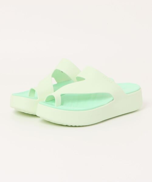 セール】crocs クロックス GETAWAY PLATFORM TOE LOOP W