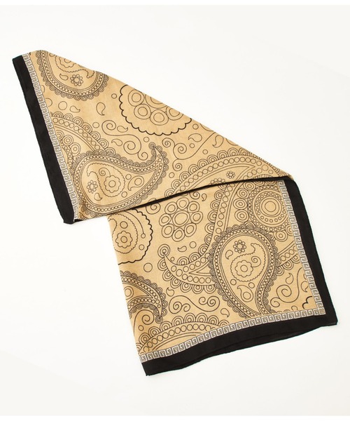 Settimissimo（セッティミッシモ）の「ペイズリー プリント 大判 ストール（ストール/ショール・レディース・ベージュ/オフホワイト・FREE）」の17枚目の写真