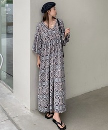 roomy（ルーミー）の「エスニック柄ワンピース（ワンピース）」