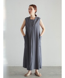 【美品】ノンブルアンペール　two-tone flower フレンチワンピース NOMBRE IMPAIR（ノンブルアンペール）の「two-tone flower