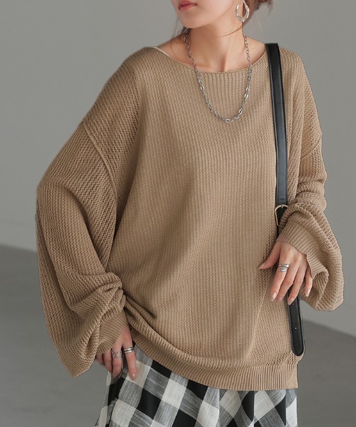 ゆる。 メッシュニット（ニット/セーター）｜HUG.U（ハグユー