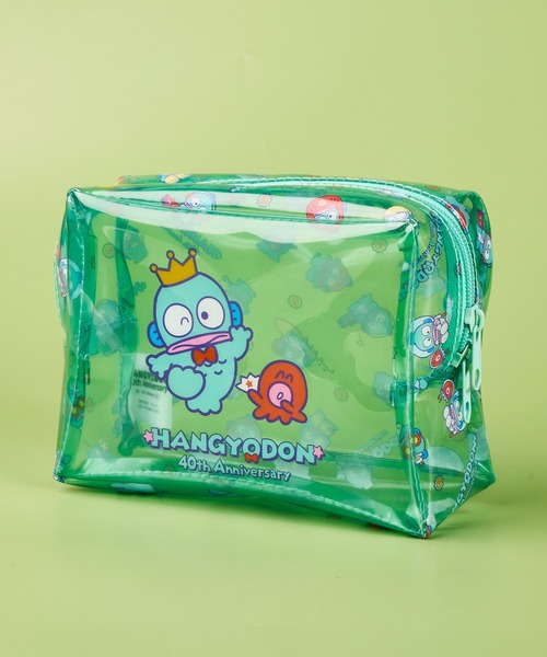 sanrio / サンリオ 】40th王冠シリーズ ハンギョドン クリアポーチ WNI