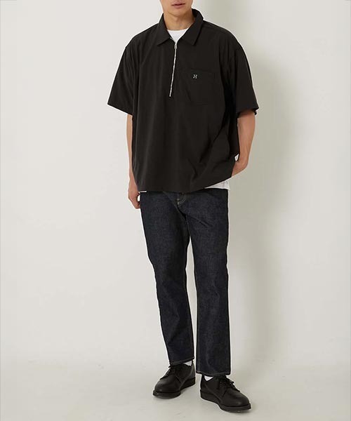 HOLLYWOOD RANCH MARKET ハリラン　ボタニカルパンツ H EMBROIDERY BOTANICAL DYED LEGS FREE NYLON SHORTS | Hエン