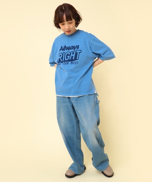 セール】M2453 ALWAYSピグメントT（Tシャツ/カットソー