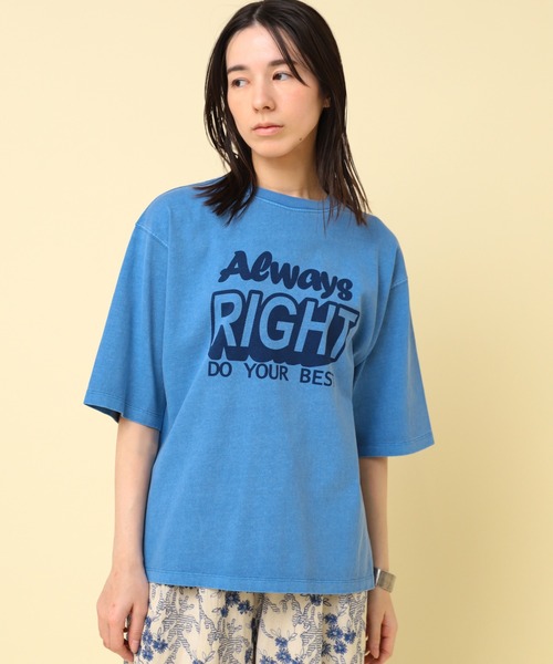 tシャツ M2453 ＡＬＷＡＹＳピグメントＴ レディース セール】M2453 ALWAYSピグメントT（Tシャツ/カットソー