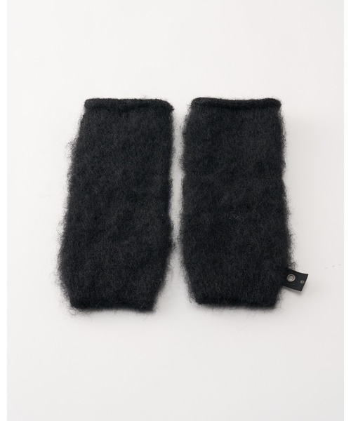 wjk（ダヴルジェイケイ）の「mohair shaggy knit hand warmer（手袋・メンズ・ブラック/ブルー/ダークブラック・FREE）」の4枚目の写真