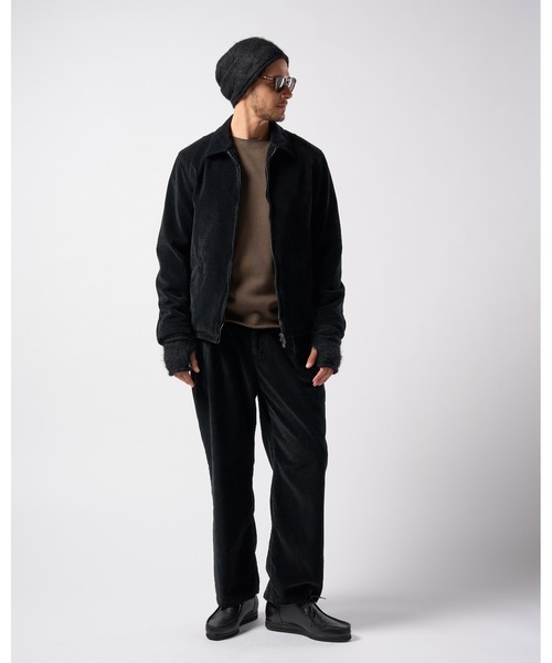 wjk（ダヴルジェイケイ）の「mohair shaggy knit hand warmer（手袋・メンズ・ブラック/ブルー/ダークブラック・FREE）」の6枚目の写真