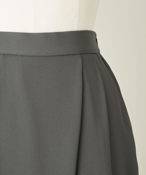 パンツ conte セール】＜conte＞アシンメトリー タック イージーパンツ