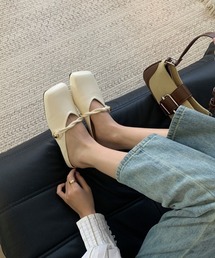 mebole（メボレ）の「ツイストフラットミュール（サンダル）」