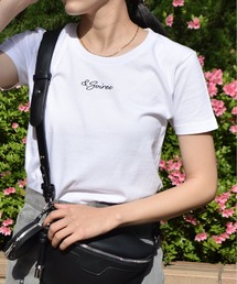 【&soiree】&soiree刺繍Tシャツ(CP)