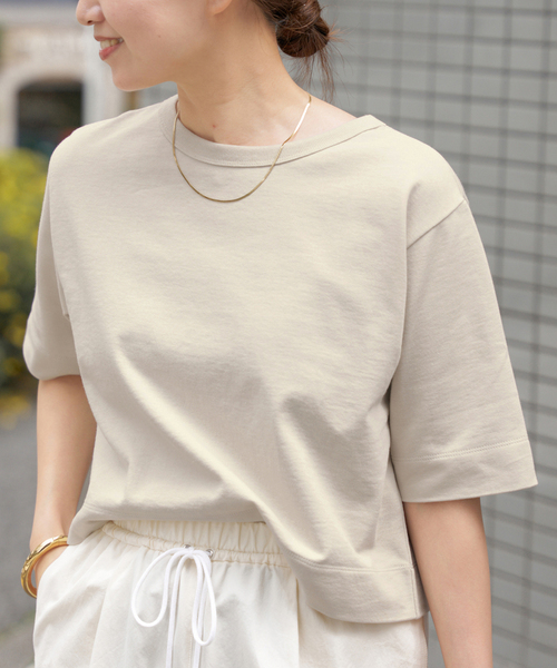 高質 クロップドTシャツ（Tシャツ/カットソー）｜IENA（イエナ）の トップス