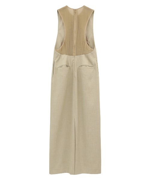 CLANE(クラネ)の「CLANE BACK SHEER MAXI ONEPIECE 18112-5262(ワンピース・レディース・ベージュ・1)」の5枚目の写真