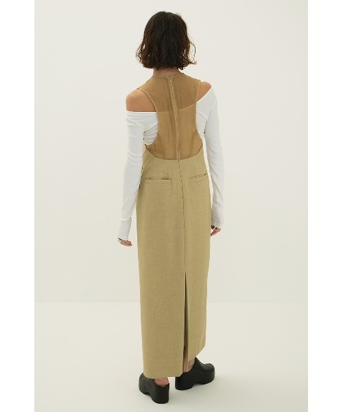 CLANE(クラネ)の「CLANE BACK SHEER MAXI ONEPIECE 18112-5262(ワンピース・レディース・ベージュ・1)」の12枚目の写真