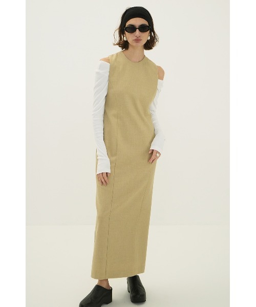 【新品未使用】クラネ/CLANE ワンピース　Mサイズ　ネイビー CLANE（クラネ）の「BULKY SLEEVE ONE PIECE（ワンピース）」 - WEAR