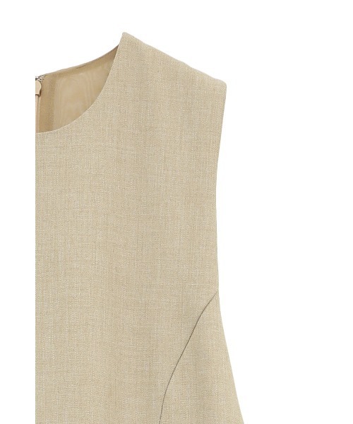 CLANE(クラネ)の「CLANE BACK SHEER MAXI ONEPIECE 18112-5262(ワンピース・レディース・ベージュ・1)」の7枚目の写真