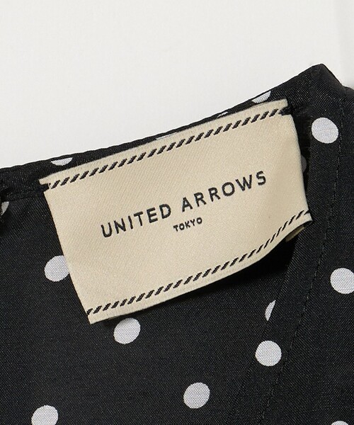 ディピティ ユナイテッドアローズ　ワンピース　ドット柄　サイズＦ UNITED ARROWS - UNITED ARROWS(ユナイテッドアローズ