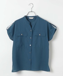 Andemiu（アンデミュウ）の「キンボタンサファリシャツ494312（シャツ/ブラウス）」