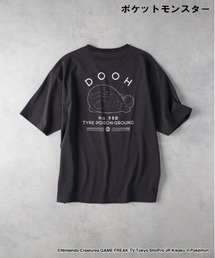 Right-on | 【ポケモン】プリントTシャツ (バックプリント / 大人サイズ / ユニセックス / 綿素材 / カジュアル)(Tシャツ/カットソー)