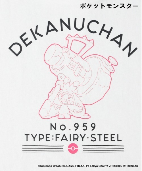 Right-on（ライトオン）の「【キャラクター】【ポケモン】プリントＴシャツ（Tシャツ/カットソー・メンズ・オフホワイト/ブラック・L/XL/M）」の4枚目の写真