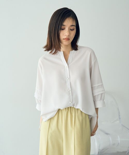 うさぎ(前ボタン長袖スモック2着) UZULAND Tシャツ 子供服 トップス うさぎ ロンT ポシェット風