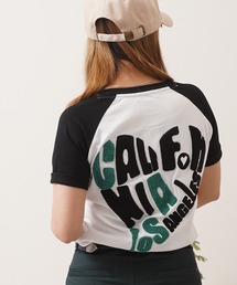 1111clothing（ワンフォークロージング）の「ハート サガラ刺繍 ラグランTシャツ / Heart Sagara Embroidery Raglan T-Shirt（Tシャツ/カットソー・メンズ）」