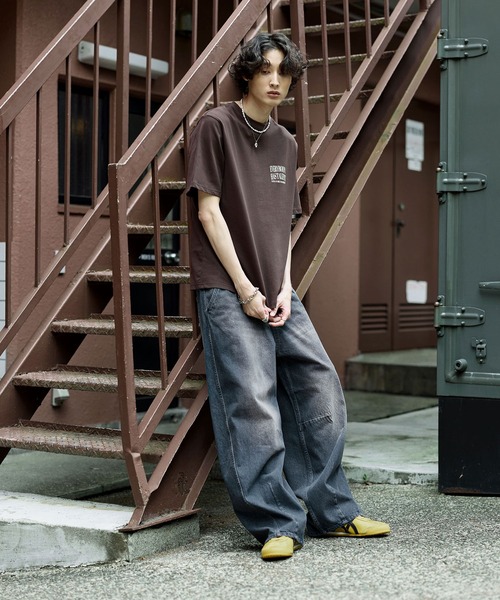B'z デニム B omnivore/ビーオムニボー DENIM BELT LOOSE PANTS | BEAVER