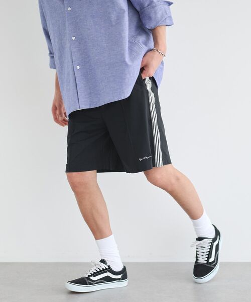 CRAFT STANDARD BOUTIQUE（クラフトスタンダードブティック）の「接触冷感/UVカット/速乾性 トラックショーツ（その他パンツ・レディース・チャコールグレー/ブラック/ベージュ・S/M/L）」の14枚目の写真