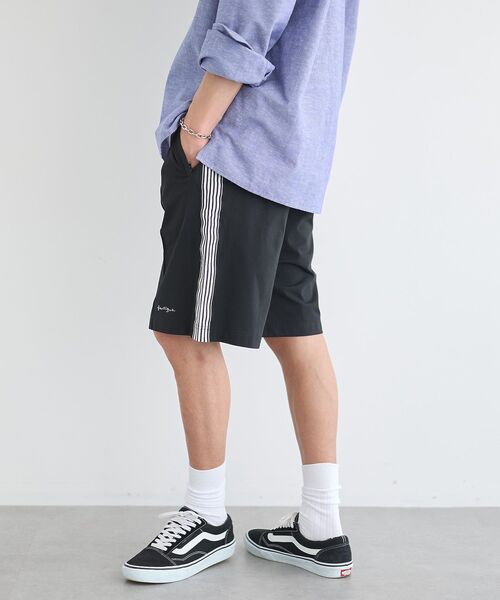 CRAFT STANDARD BOUTIQUE（クラフトスタンダードブティック）の「接触冷感/UVカット/速乾性 トラックショーツ（その他パンツ・レディース・チャコールグレー/ブラック/ベージュ・S/M/L）」の15枚目の写真