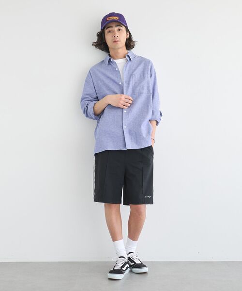 CRAFT STANDARD BOUTIQUE（クラフトスタンダードブティック）の「接触冷感/UVカット/速乾性 トラックショーツ（その他パンツ・レディース・チャコールグレー/ブラック/ベージュ・S/M/L）」の17枚目の写真