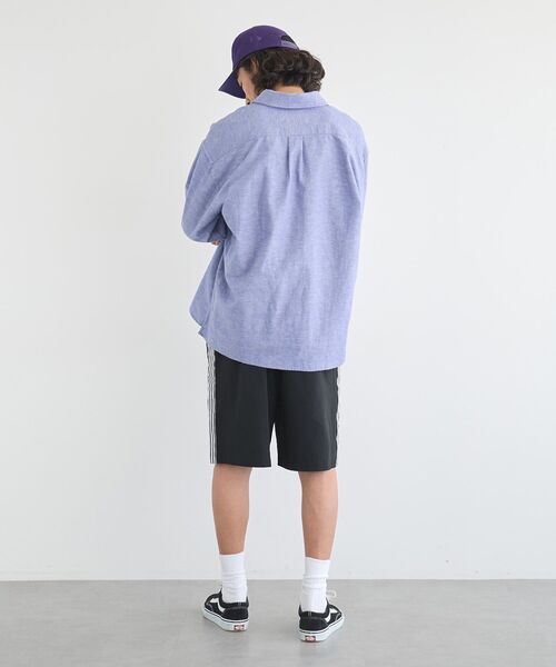 CRAFT STANDARD BOUTIQUE（クラフトスタンダードブティック）の「接触冷感/UVカット/速乾性 トラックショーツ（その他パンツ・レディース・チャコールグレー/ブラック/ベージュ・S/M/L）」の19枚目の写真