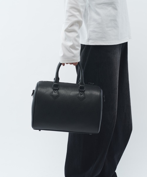 Lui's（ルイス）の「オリジナルカウレザーボストンバック（ボストンバッグ・メンズ・ブラック・FREE）」の7枚目の写真