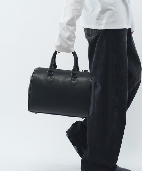 Lui's（ルイス）の「オリジナルカウレザーボストンバック（ボストンバッグ・メンズ・ブラック・FREE）」の8枚目の写真