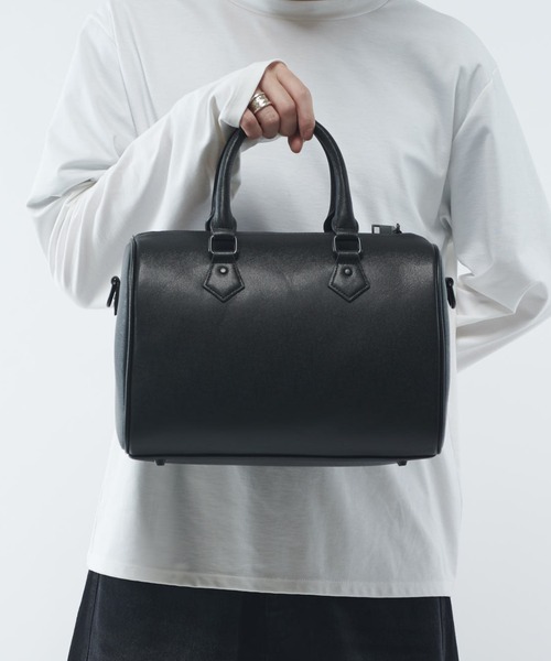 Lui's（ルイス）の「オリジナルカウレザーボストンバック（ボストンバッグ・メンズ・ブラック・FREE）」の9枚目の写真