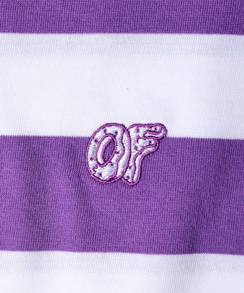 ODD FUTURE（オッドフューチャー）の「Odd Future 刺繍ロゴ ボーダーTシャツ（Tシャツ/カットソー・メンズ・パープル/レインボー/ブルーパープル/レッド/グレー/ホワイト×ブルー・M/L/S/XL）」の12枚目の写真