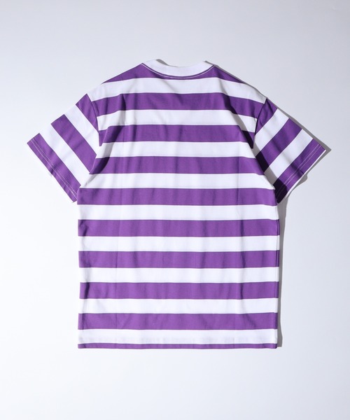 ODD FUTURE（オッドフューチャー）の「Odd Future 刺繍ロゴ ボーダーTシャツ（Tシャツ/カットソー・メンズ・パープル/レインボー/ブルーパープル/レッド/グレー/ホワイト×ブルー・M/L/S/XL）」の13枚目の写真