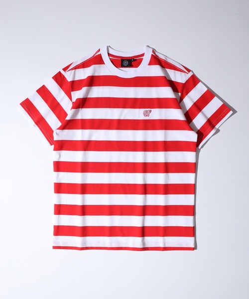 ODD FUTURE（オッドフューチャー）の「Odd Future 刺繍ロゴ ボーダーTシャツ（Tシャツ/カットソー・メンズ・パープル/レインボー/ブルーパープル/レッド/グレー/ホワイト×ブルー・M/L/S/XL）」の10枚目の写真