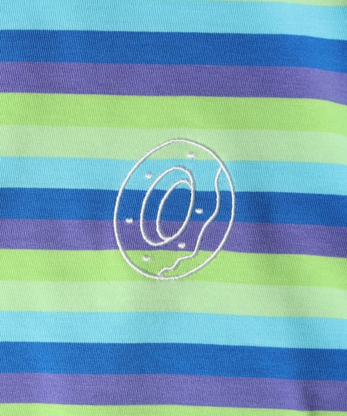 ODD FUTURE（オッドフューチャー）の「Odd Future 刺繍ロゴ ボーダーTシャツ（Tシャツ/カットソー・メンズ・パープル/レインボー/ブルーパープル/レッド/グレー/ホワイト×ブルー・M/L/S/XL）」の18枚目の写真
